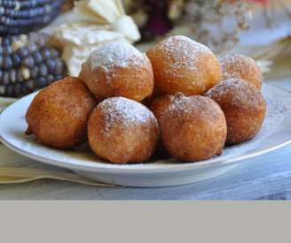 Bolinho de Chuva, ou bolinho de fubá, lanche que lembra a infância, fácil