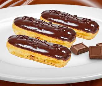 ÉCLAIR OU BOMBA DE CHOCOLATE