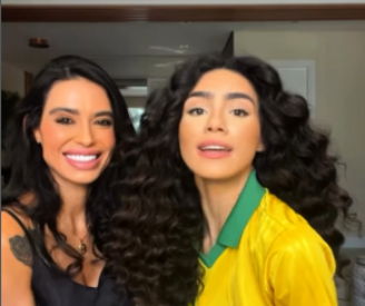 Alline Caladrini e Stéphanie de Paula estão juntas há mais de cinco anos