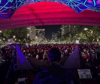Show de música eletrônica realizado no Vale do Anhangabaú, em junho deste ano.