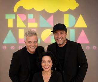 Luciano Nassyn, Juninho Bill e Patrícia Marx, do Trem da Alegria