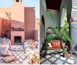 1. A decoração marroquina é capaz de despertar todos os sentidos nos mínimos detalhes. Fonte: Côté Maison e House Garden UK