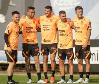 Fausto Vera durante treino do Timão (Foto: Rodrigo Coca / Agência Corinthians)