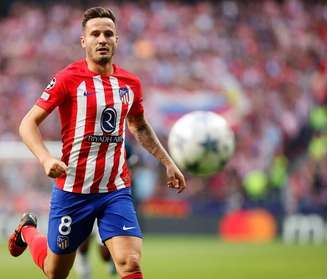 Saúl Ñíguez em ação pelo Atlético de Madrid