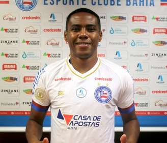 O último time de Elias, de 36 anos, foi o Bahia, em 2020 (Foto: Felipe Oliveira/Bahia)