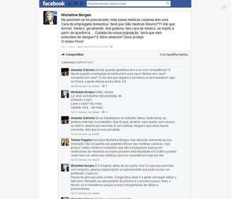 No Facebook, jornalista disse que médicas cubanas pareciam empregadas domésticas