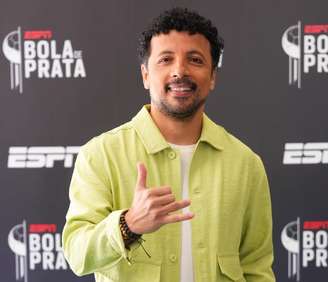 André Hernan na cerimônia da Bola de Prata, da ESPN