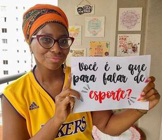 Mia Lopes é fundadora e CEO do Afro Esporte Foto: Reprodução/Instagram