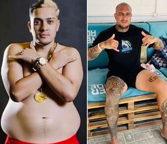 Antes e depois de MC Binn —