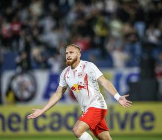 Isidro Pitta, jogador do Red Bull Bragantino. 