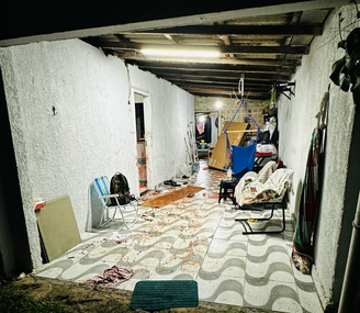 Cena de crime em Capão da Canoa (RS)