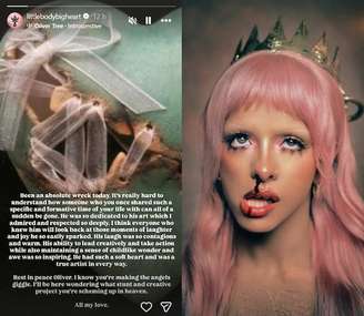Melanie Martinez lamentou morte do ex-namorado, Oliver Tree, vítima de acidente de helicópteros no Rio de Janeiro