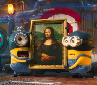 Minions, personagens da Illumination', aparecem com o quadro Mona Lisa na abertura das Olimpíadas de Paris