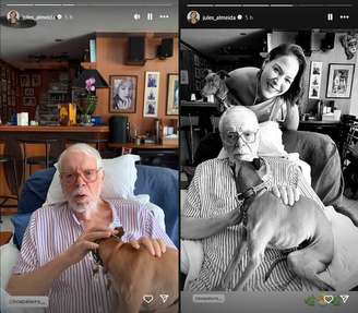 Manoel Carlos, autor de novelas, apareceu aos 91 anos de idade em foto e vídeo publicados por sua filha, Júlia Almeida, no Instagram, em 31 de março de 2024