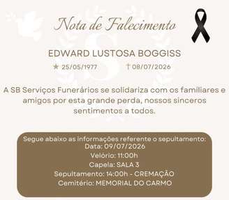 Morre aos 49 anos o ator Edward Boggiss, de 'Sandy e Junior' e 'Malhação' —