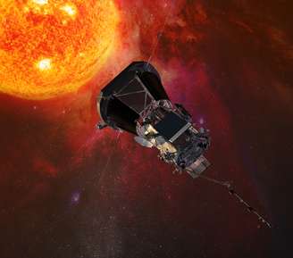 Projeção da Nasa mostra viagem da sonda até o Sol