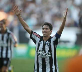 Lúcio Flávio pelo Botafogo, em 2010 (Foto: Divulgação)