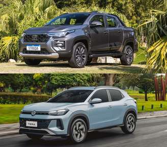 Fiat Strada e Volkswagen Tera: campeões de venda em outubro