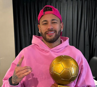 Neymar é eleito o melhor jogador brasileiro no exterior (Foto: Reprodução/Instagram)