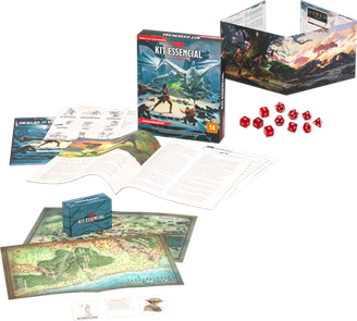 Kit Essencial é primeiro lançamento de D&D pela Wizards of the Coast no Brasil