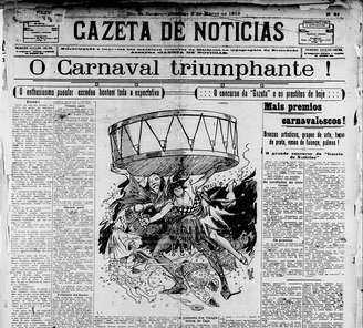 Carnaval de 1919 é considerado um dos maiores da história do Brasil