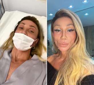 A influenciadora Maya Massafera em frames de vídeos publicados em 30 de agosto de 2026 em seu perfil no Instagram; ela negou que tenha sofrido um AVC e explicou seu estado de saúde.