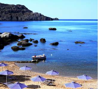 Plakias, em Creta, é a praia nudista mais ao sul da Europa