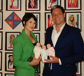 Bia Bonemer e namorado vestidos como William e Fátima