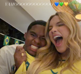Grávida, Gabriely Miranda celebra convocação de Endrick para a Copa