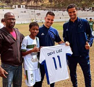 Reprodução -Davi Luiz, de 12, passará por período de testes no Cruzeiro