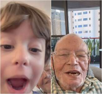 Theo Viana e o bisavô 