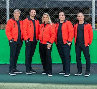 Christian Fittipaldi, Bruno Fonseca, Mariana Becker, Rafael Lopes e Felipe Giaffone 