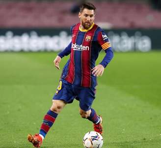 Lionel Messi na reta final da sua longa passagem pelo Barcelona