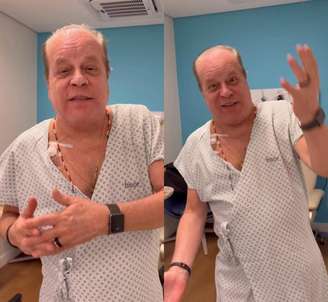 Jornalista Chico Pinheiro faz 11ª sessão de quimioterapia em São Paulo