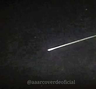 Fenômeno teve cerca de 25 meteoros, mas nem todos ficaram visíveis 