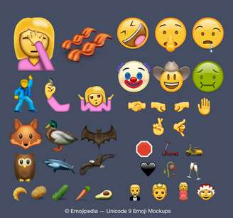 Foram aprovados 38 candidatos a novos emojis