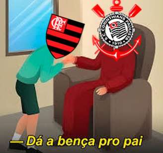 Corinthians provoca Flamengo após título da Supercopa Rei.