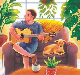 Uma das ilustrações vencedoras da última coleção Pets