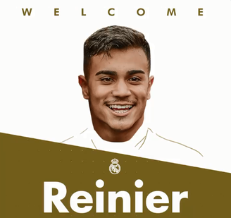 O Real Madrid anunciou a contratação de Reinier, ex-Flamengo (Foto: Divulgação)