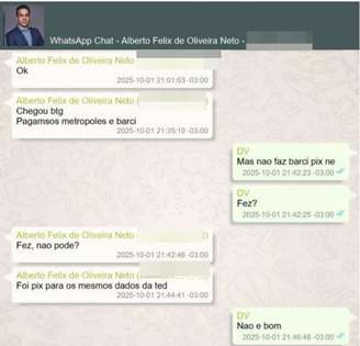 Funcionário do Master informa a Vorcaro pagamentos ao site Metrópoles e ao escritório Barci de Moraes no mesmo dia