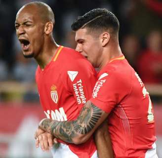 Fabinho fez o gol da vitória do Monaco contra o Saint-Étienne (Foto: Boris Horvat / AFP)