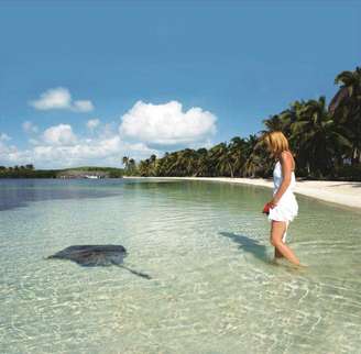 Águas cristalinas são lugar comum em Cancun, assim como a rica fauna marinha<br />