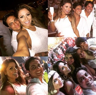 Thammy Miranda curte Réveillon 