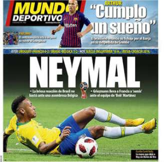 'Neymal' foi a definição usada pelo espanhol Mundo Deportivo.