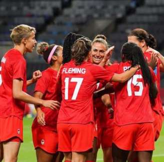 Seleção do Canadá empatou com Japão na estreia do futebol feminino na Olimpíada de Tóquio (Divulgação/Canadá)