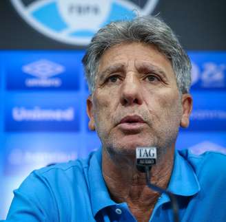 Renato Gaúcho em coletiva do Grêmio 