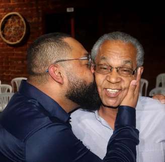 Pertiano Souza e seu pai Elias Jorge