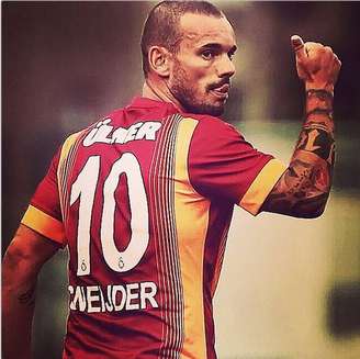 <p>Sneijder pode estar de saída do Galatasaray rumo à Inglaterra</p>