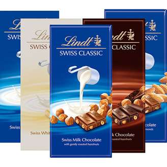 <p>Embalagens de chocolates Lindt</p>
