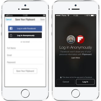 <p>Com login anônimo, usuário não vai precisar compartilhar informações com aplicativos terceiros</p>